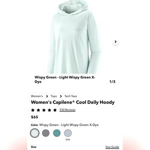 Patagonia Capilene Cool Daily Hoody